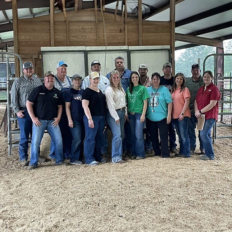 Foundation staff and volunteers at the fairgrounds